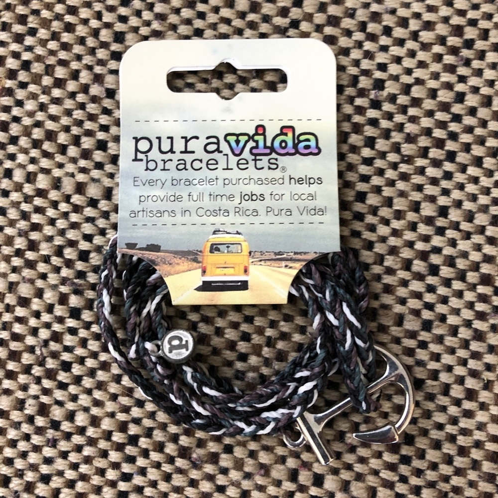 Pura Vida Anchor Wrap Bracelet